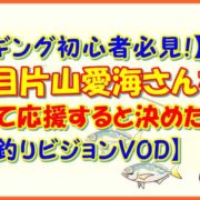 【エギング初心者必見！】３代目片山愛海さんを推して応援すると決めた！【釣りビジョンVOD】