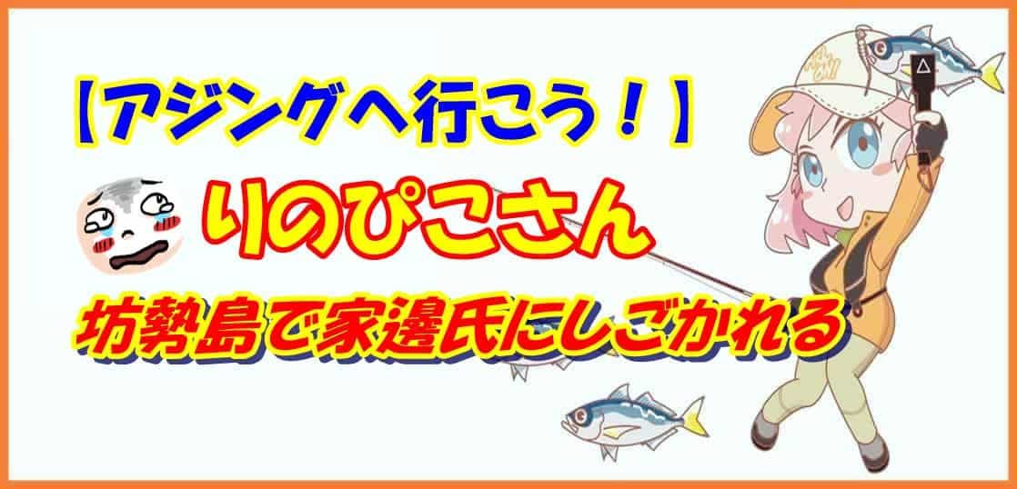 アジングへ行こう りのぴこさん 坊勢島で家邊氏にしごかれる かつっぺblog
