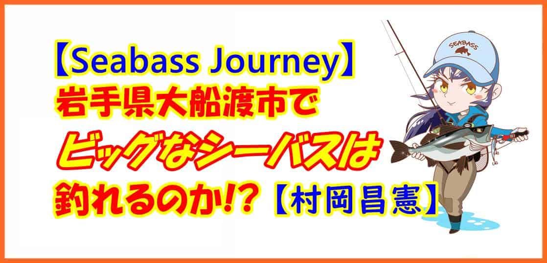 【Seabass Journey】岩手県大船渡市でビッグなシーバスは釣れるのか!?【村岡昌憲】